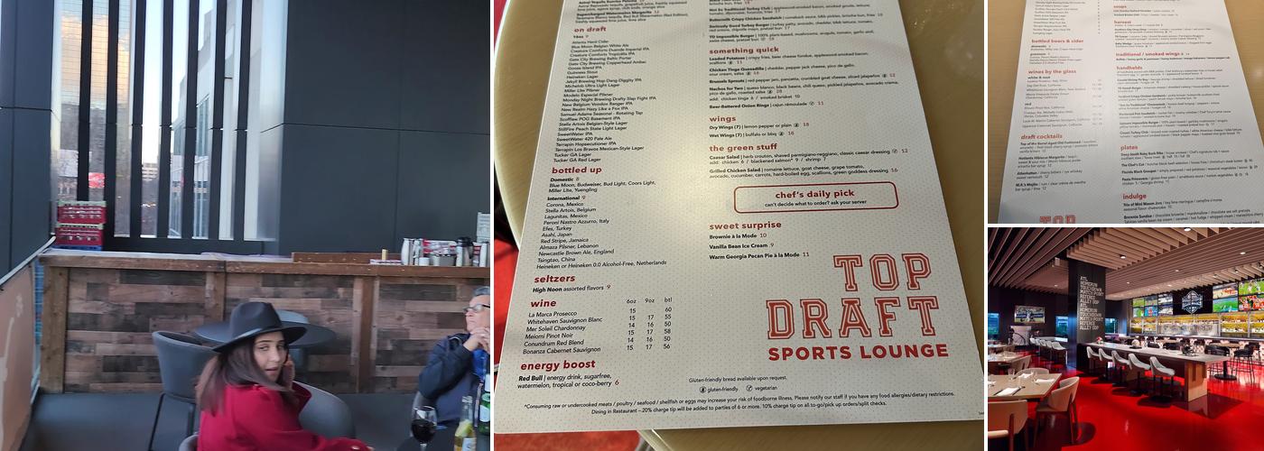 Top Draft Menu