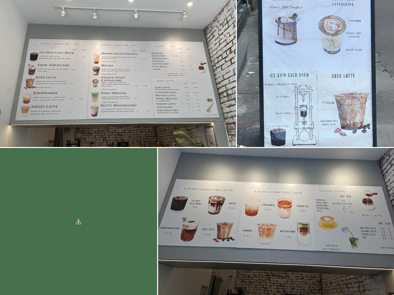 A’more Caffe Menu
