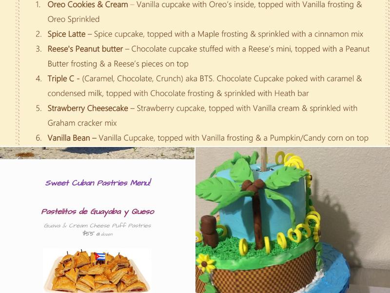 Keilani’s Sweet Shack Menu