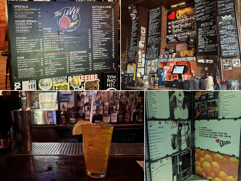 The Levee Menu