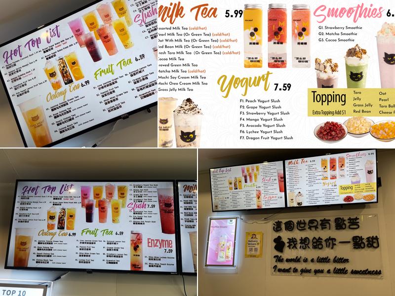 Cha Miao 茶喵喵-Dundas Menu