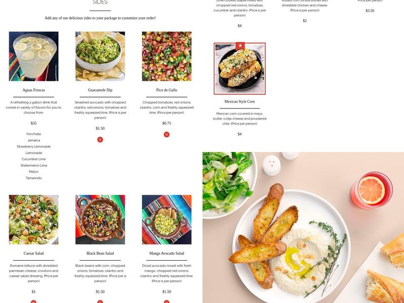 Ask 4 Tacos Catering Menu