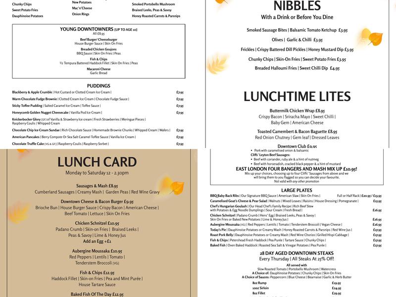 The Broadway Hotel & Carvery Menu