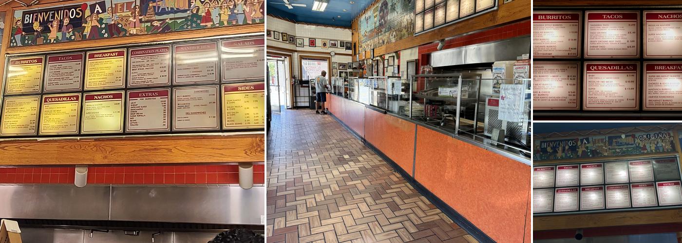 El Faro Menu