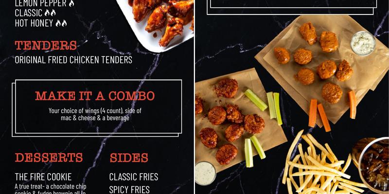 Firebelly Wings Menu
