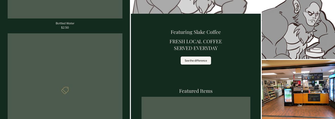 Sasquatch Coffee House Menu