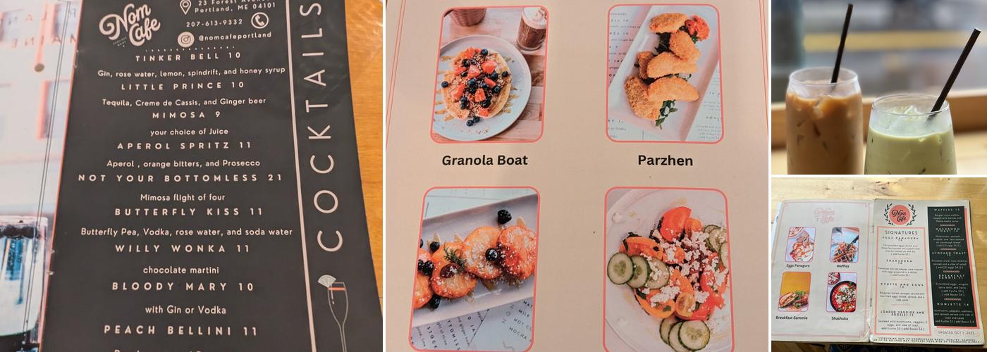 Nom Cafe Menu