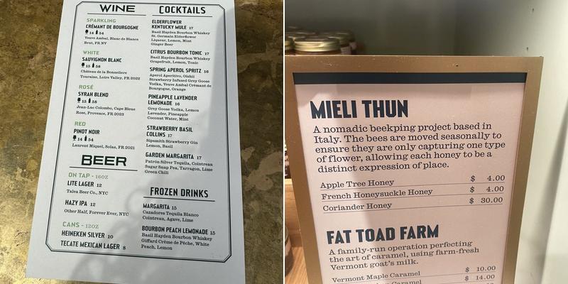 Tin Building by Jean-Georges Menu