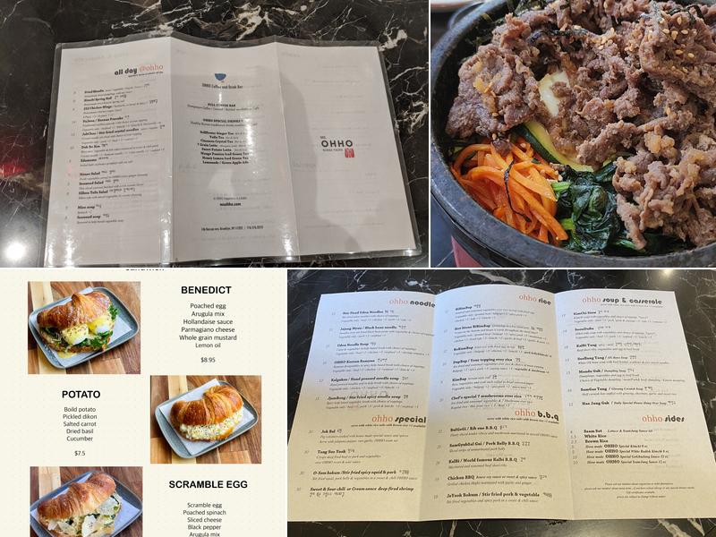MS. OHHO Menu