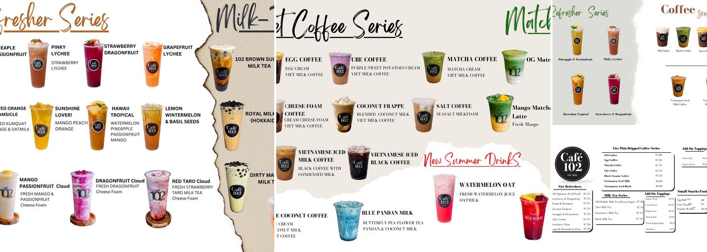 Café102 Menu