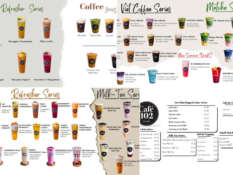 Café102 Menu