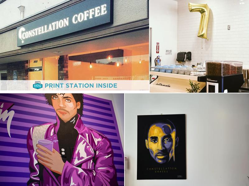 PrintWithMe Print Kiosk at Constellation Coffee