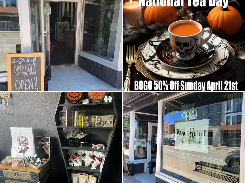 Black Kettle Tea & Bootique 217 N Barstow St, Eau Claire
