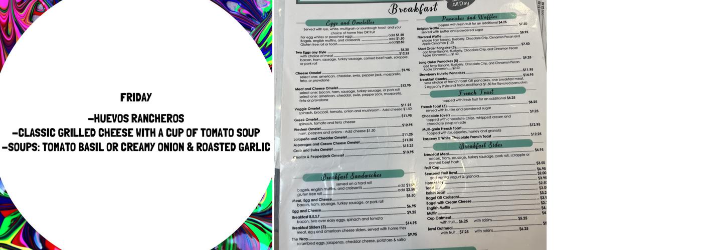 Patti's Kitchen Menu