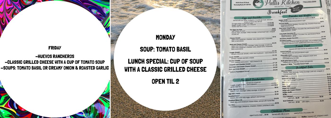 Patti's Kitchen Menu
