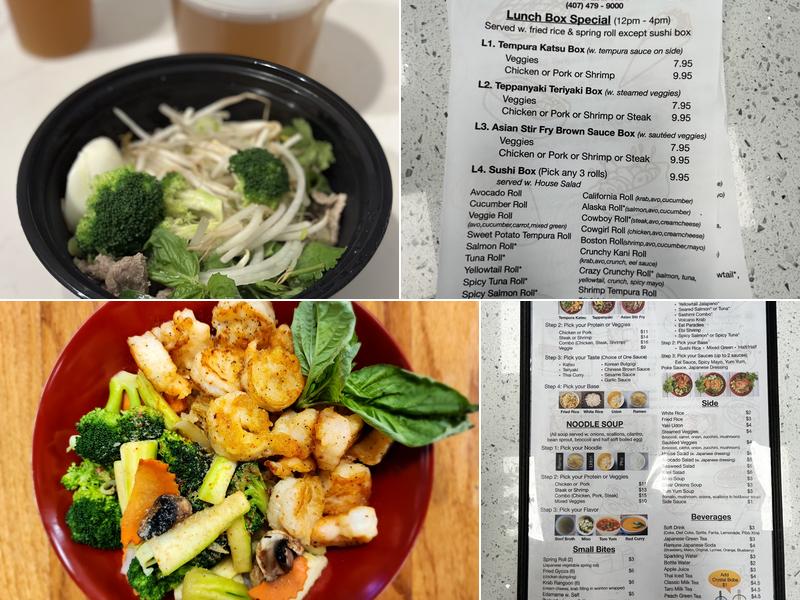 Sakeba Bento Express Menu