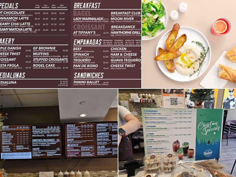 Filomena's Bean Coffee Menu