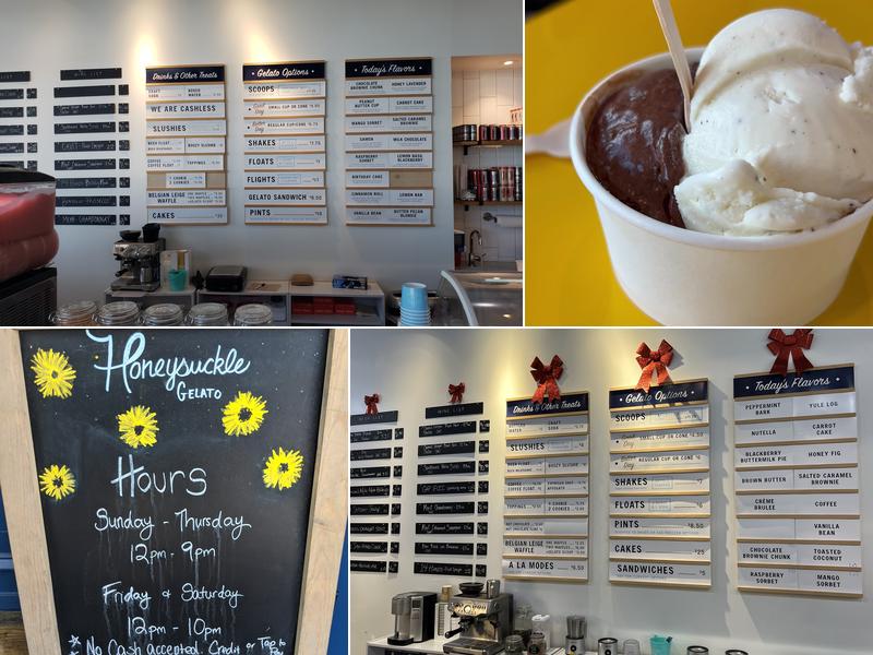 Honeysuckle Gelato Trilith Menu