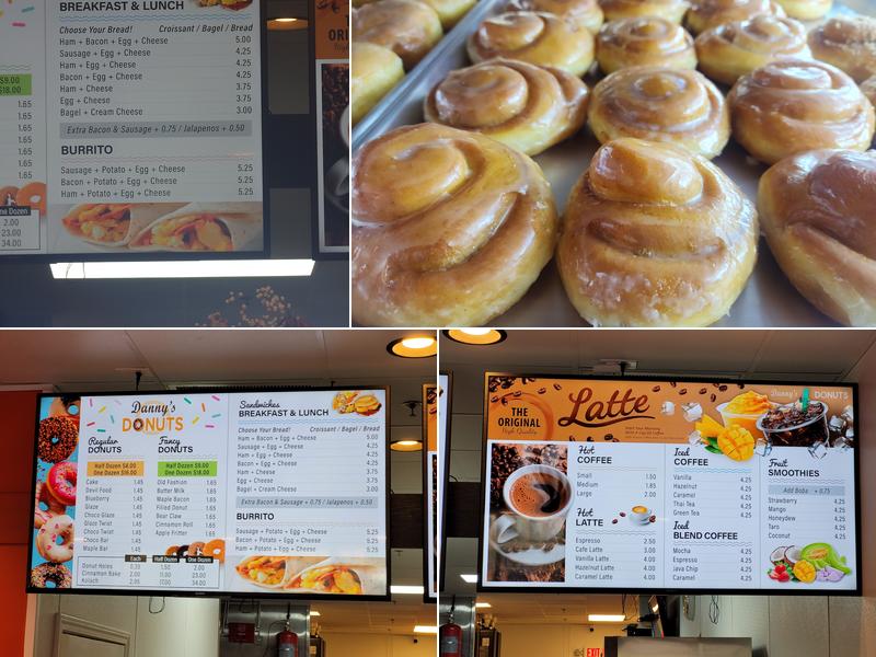 Danny's Donuts #4 Menu