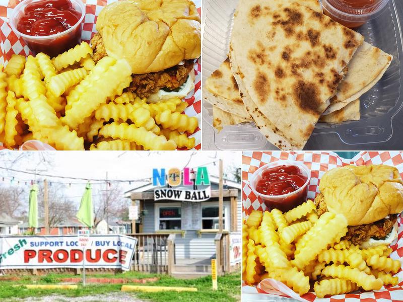 NOLA Snowballs and Foods