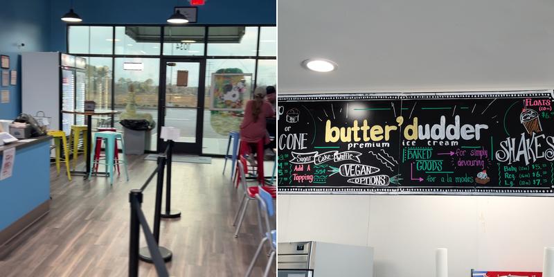 butter'dudder Premium Ice Cream Menu