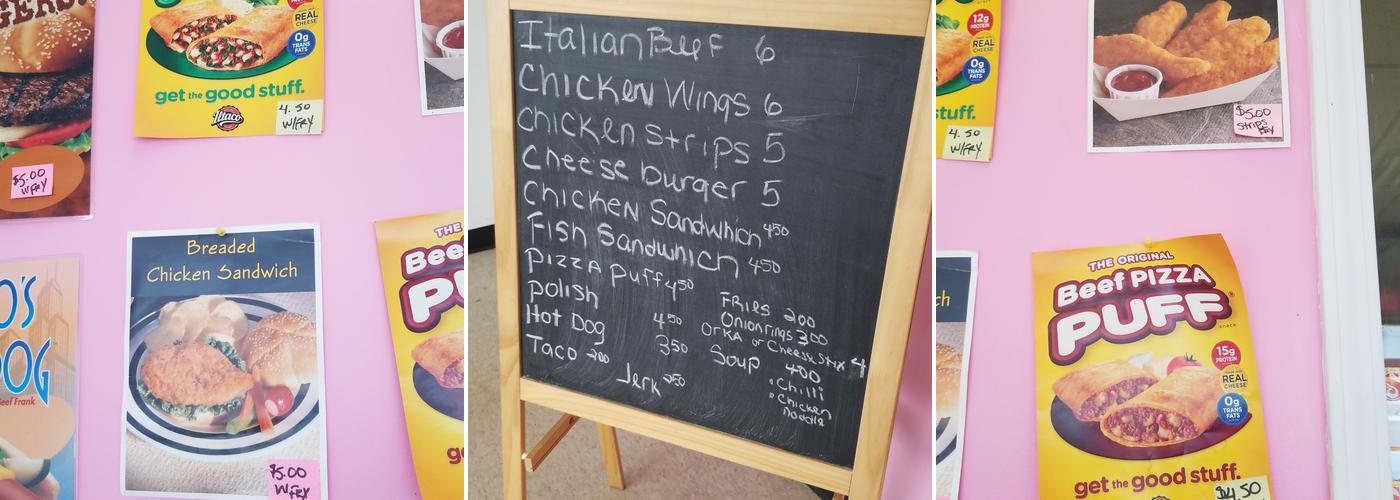 Short cakes cafe Menu