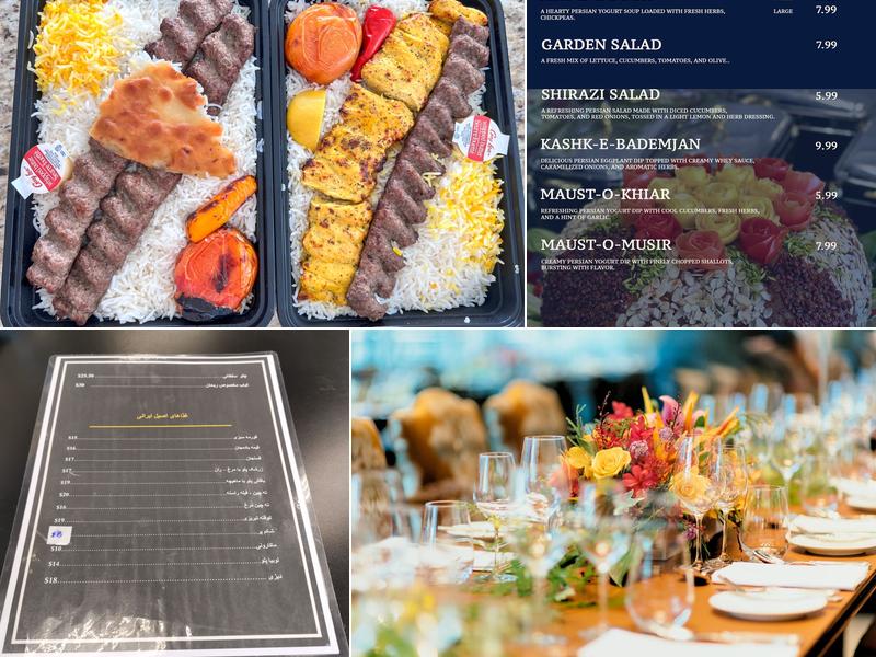 Tabriz Catering Menu