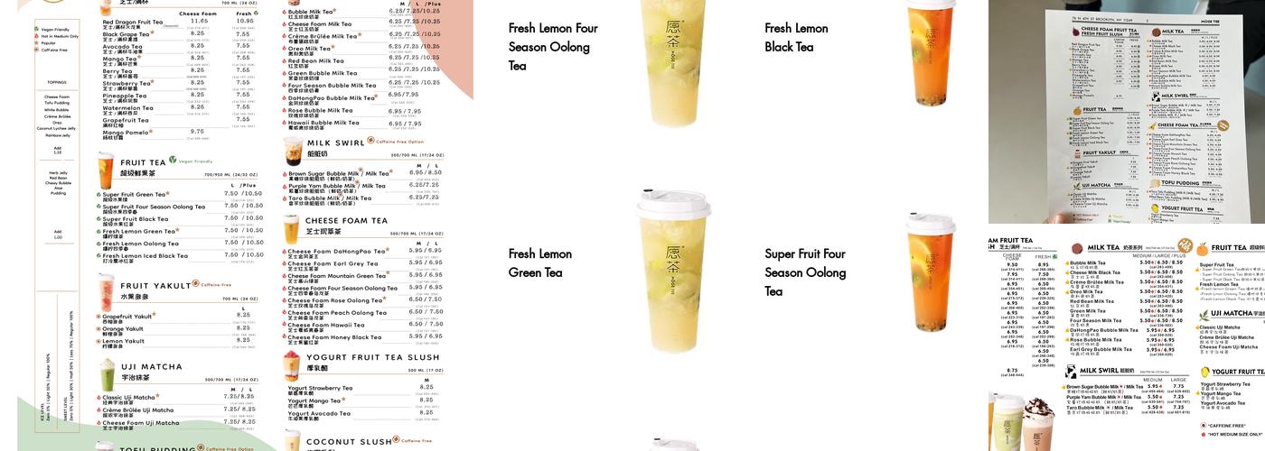 Möge Tee Williamsburg NY Menu