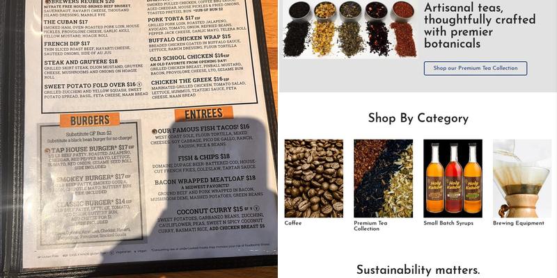 Two Brothers Coffee Roasters Menu