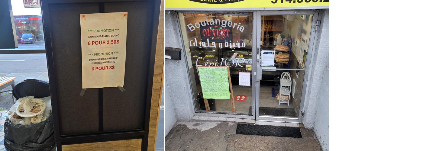 Boulangerie-pâtisserie L'Épi d'Or Menu