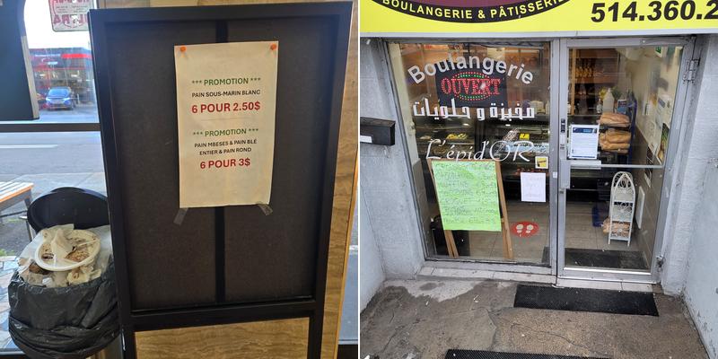 Boulangerie-pâtisserie L'Épi d'Or Menu