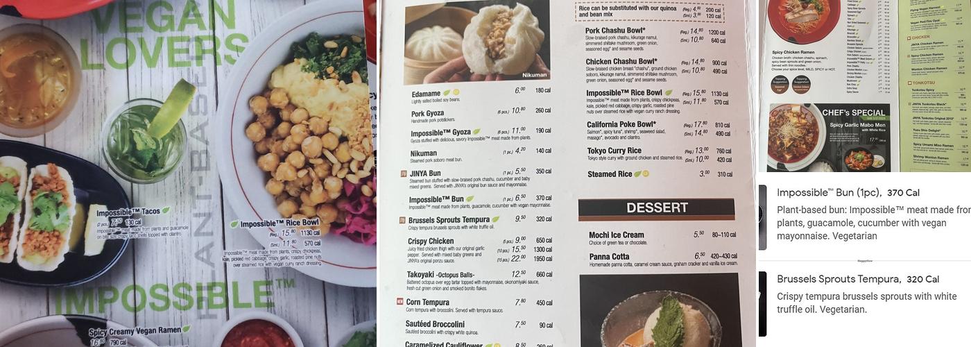 JINYA Ramen Bar - Overland Park Menu