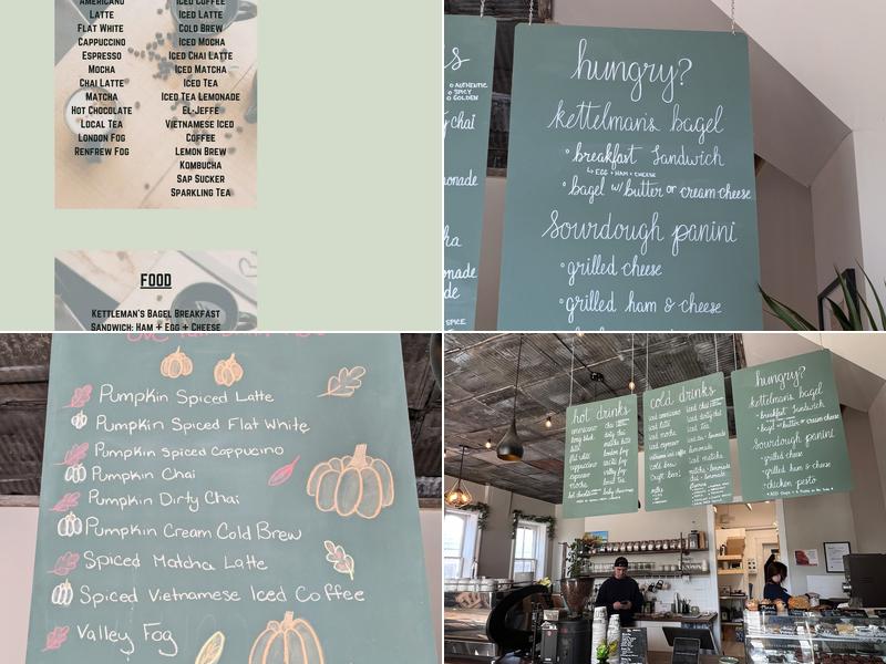 Ottawa Valley Coffee Menu