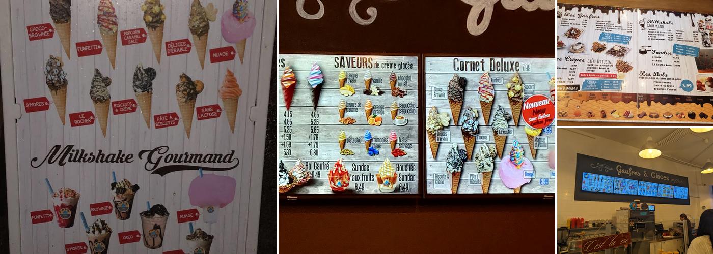 Gaufres & Glaces Beaubien Menu