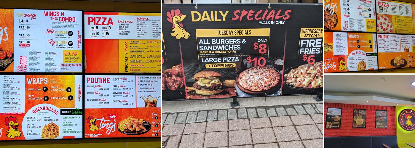 Chicken N' Dough Menu