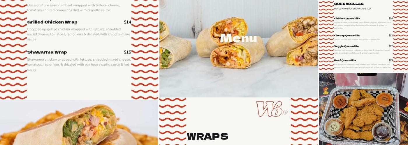 Chicken N' Dough Menu