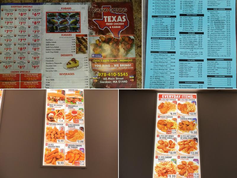 Crown Fried Chicken Menu