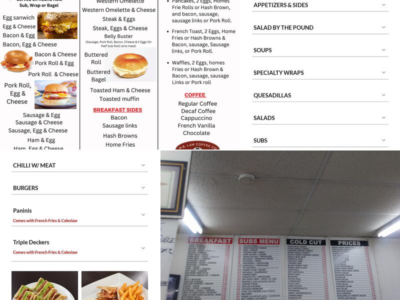 Monroe Deli Menu