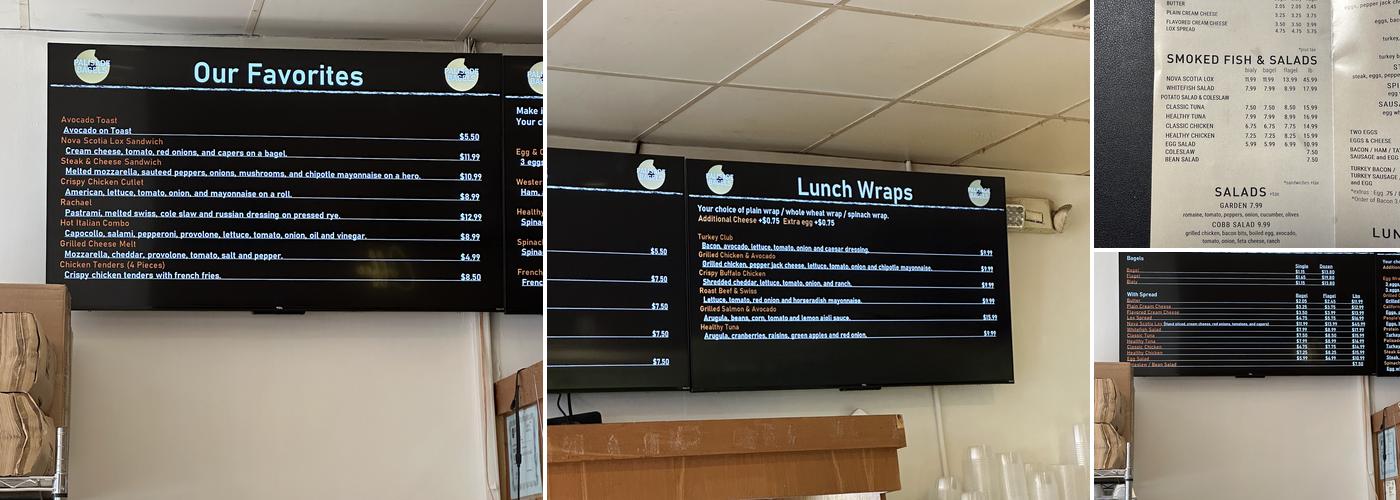 Palisade Bagels & Deli Menu