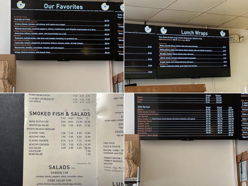 Palisade Bagels & Deli Menu