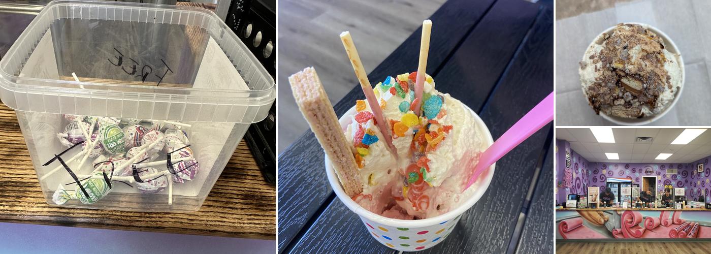 Below Zero Degrees Ice Cream Rolls