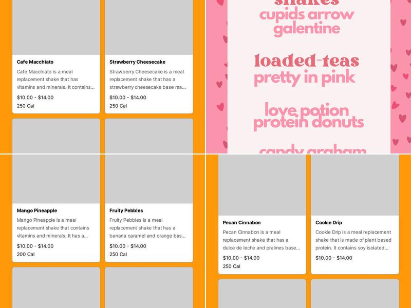 Craft Menu