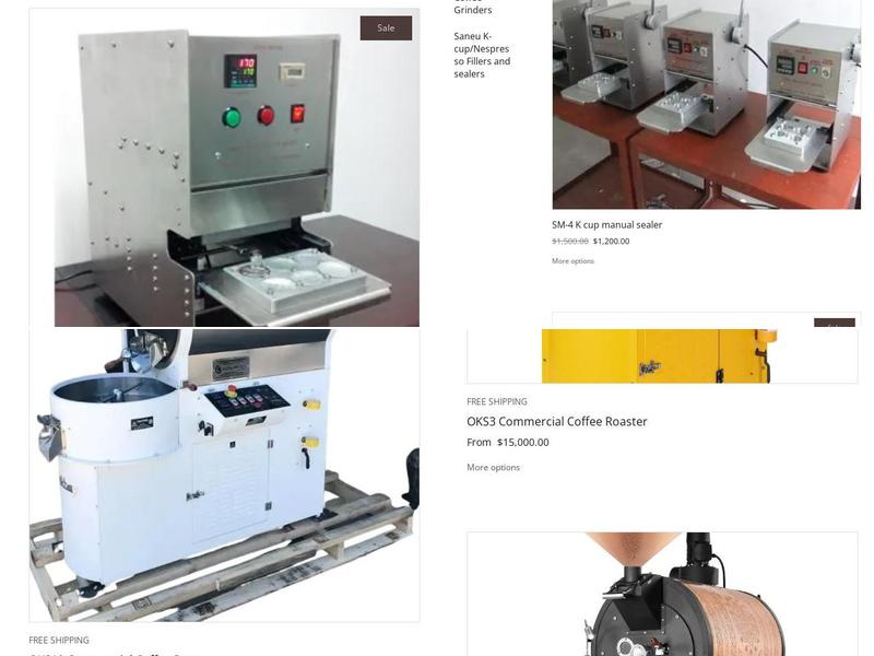 Start Roasting Coffee Menu