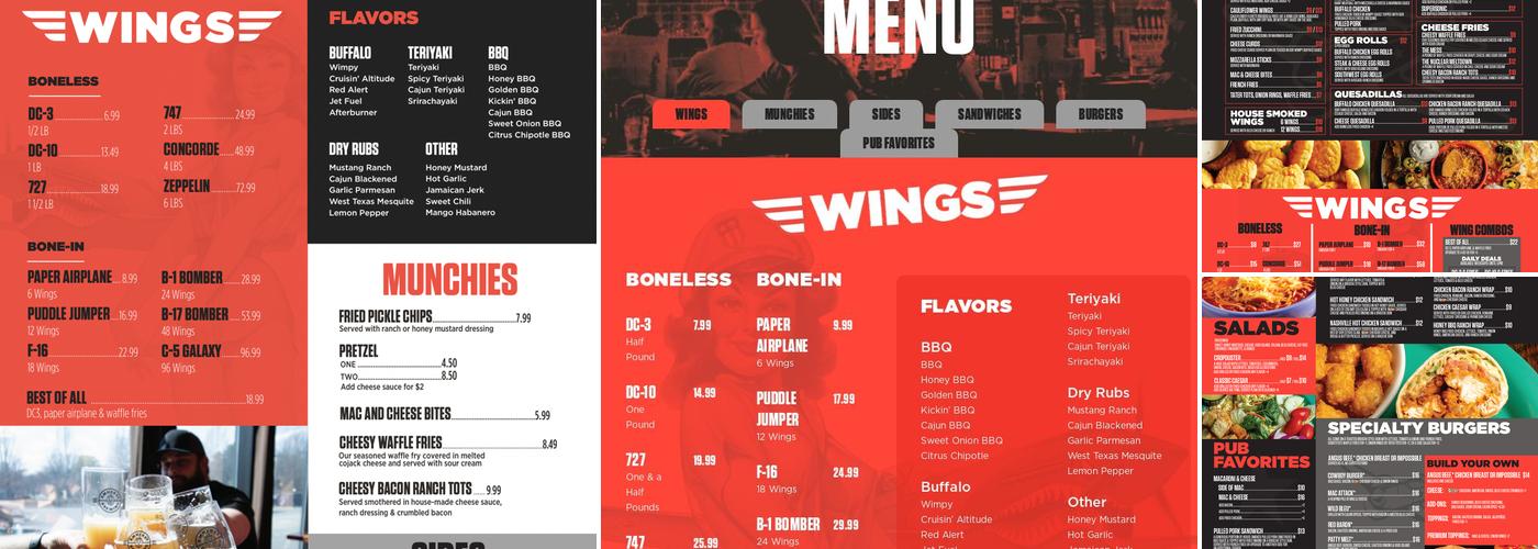 Amherst Brewing Menu