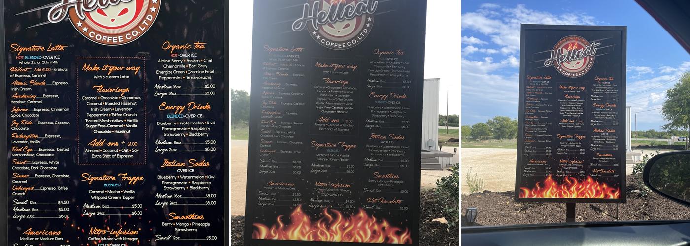 Hellcat Coffee Co Ltd Menu