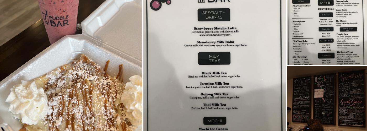 Bubble Bar Menu