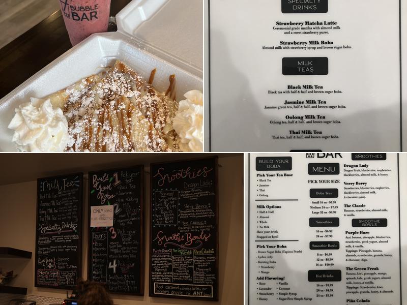Bubble Bar Menu