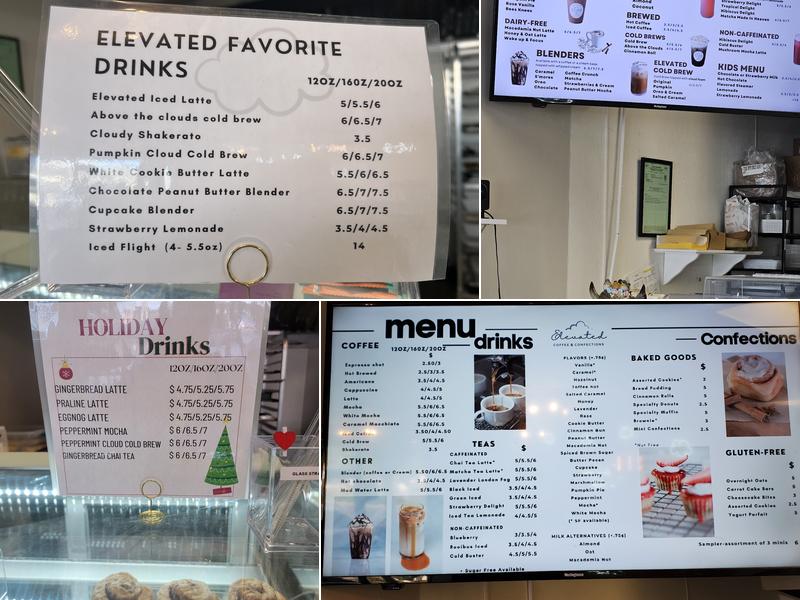 Elevated Coffee & Confections Menu