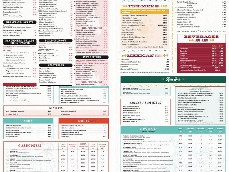 HTX Catering Menu