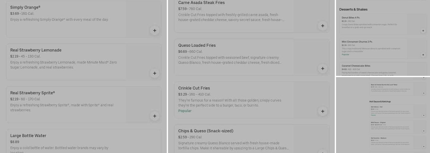 Hurricane Meal Prep Menu